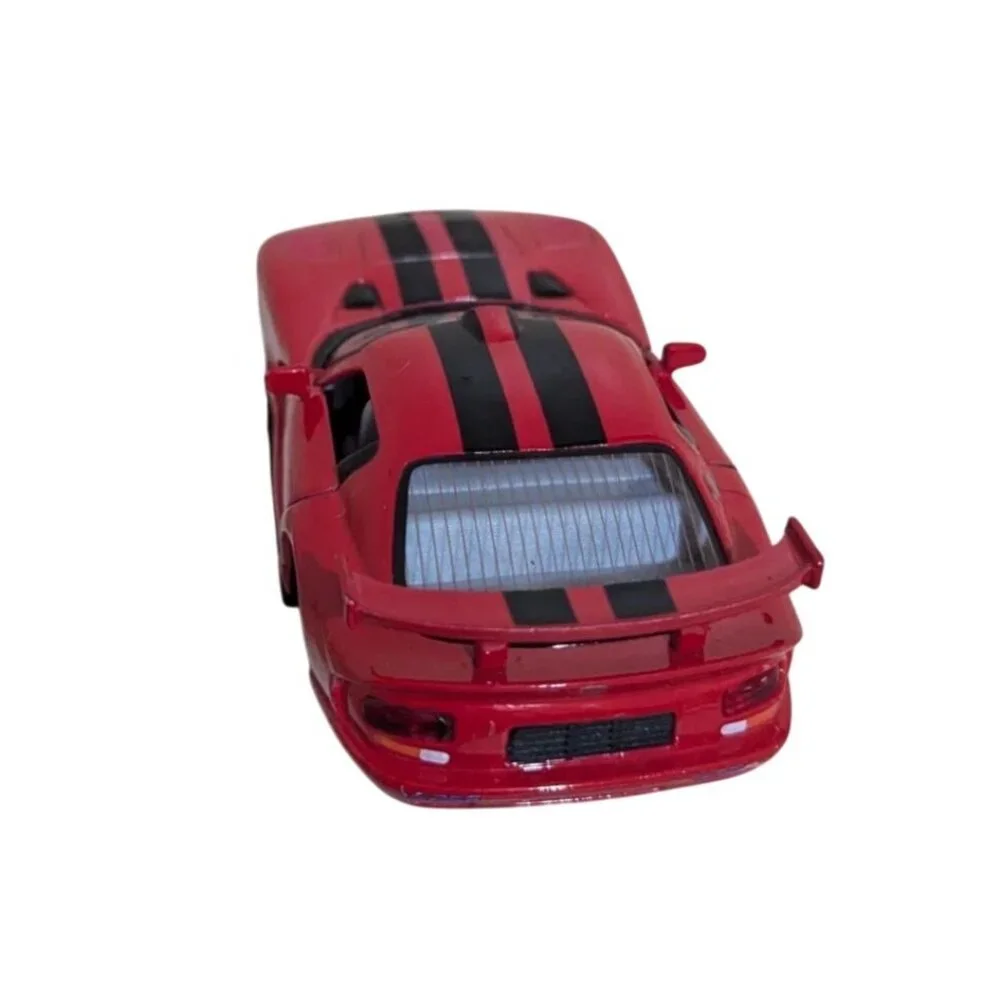 Kinsmart 5 Inch Dodge Viper GTS-R Red Hardtop Diecast Car 1:36 Pull‎ Back Action